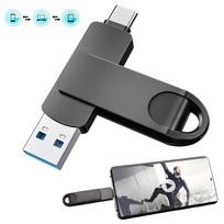 USB atmintinė 512GB, USB-C ir Micro USB, OTG, Lightning, 120MB/s