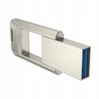 USB atmintukas 128GB USB 3.0 Hoco UD16, nikelio spalvos