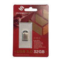 USB atmintinė 32GB, sidabrinė, metalinė, suderinama su macOS, Windows, Linux