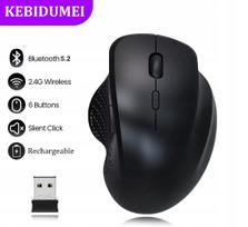 Belaidė Bluetooth 5.2 pelė, 6 mygtukai, žaidimams, 1600 DPI