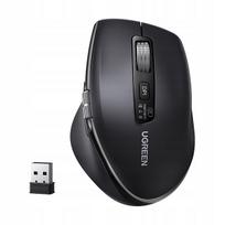 Belaidė optinė pelė, 5000DPI, 2.4G ir Bluetooth 5.4, tyli, biurui