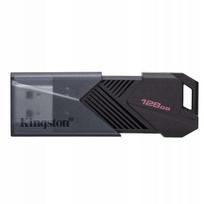USB atmintinė Kingston Exodia Onyx 128GB, USB 3.2, juoda