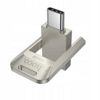 USB atmintinė Hoco UD17, 64GB, USB 3.0 / USB-C, nikeliuota