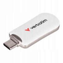 USB atmintukas Verbatim Plectra 64GB USB-C 3.2, baltas