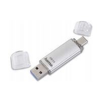 USB atmintinė Hama C-Laeta 128GB, USB 3.1 Type-C, sidabrinė