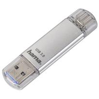 USB atmintinė Hama C-Laeta 32GB, USB 3.1, Type-C, sidabrinė