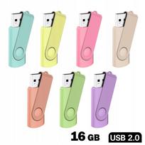 USB atmintinė 16GB 2.0 TWISTER, pastelinių spalvų (7)