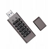 Šifruojama USB atmintinė 128GB, klaviatūra, USB 3.1, AES256