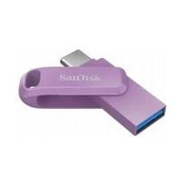 Atmintukas SanDisk Ultra Dual Drive Go 128GB USB-C / USB 3.2, levandų spalvos
