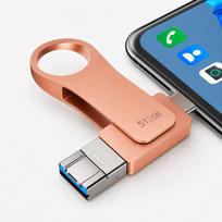 Atminties laikmena veorkide 512GB, 4in1: Lightning, USB-C, Micro USB, USB, OTG