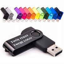 USB atmintinė TWISTER 64GB 3.0, graviruojamas tekstas ar logotipas, dovanai krikštynoms, komunijai, vestuvėms