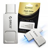 64GB USB-C ir USB-A atmintukas Orico U301, USB 3.2, OTG