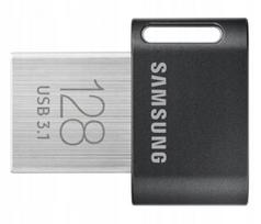 USB atmintinė Samsung FIT Plus 128GB, pilka, 400MB/s