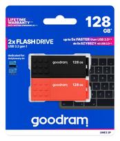 USB atmintinės rinkinys GOODRAM UME3 MIX, 2 x 128GB, USB 3.2