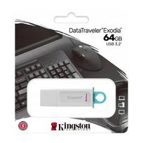 USB atmintinė Kingston 64GB, USB 3.0, balta