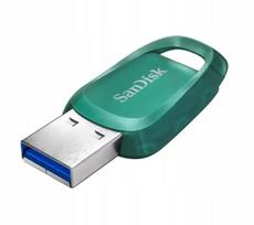 USB atmintinė SanDisk Ultra Eco 64GB, USB 3.2, žalia