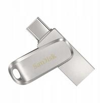 USB atmintinė SANDISK 256GB Ultra Dual LUXE, USB-C, metalinė, 400MB/s