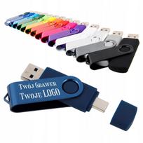 USB atmintukas 32GB, USB-C, su graviruotu logotipu