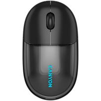 Belaidė pelė Canyon OnClick 24, tyliai veikianti, USB-C, BT/2.4GHz, juoda