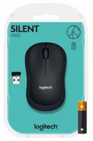 Belaidė pelė LOGITECH M220 Silent, juoda, 1000 DPI