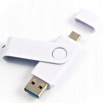 USB atmintinė 64GB, USB-C, 3.0/3.1/3.2, 100MB/s, DUAL