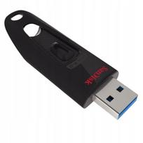 USB atmintinė SanDisk Ultra 128GB, USB 3.0, juoda (SDCZ48-128G-U46)