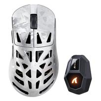 Belaidė pelė Attack Shark RS6 Ultra 8000Hz PAW3955Max, sidabrinė, 54L15