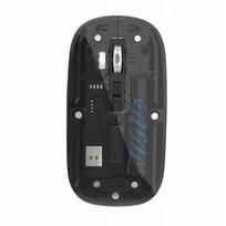 Belaidė pelė BM501, permatoma, Bluetooth ir USB, įkraunama, įvairių spalvų