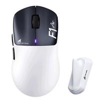 Žaidimų pelė Shark F1 AIR, balta/juoda, PixArt PAW3955MAX, 8000 Hz