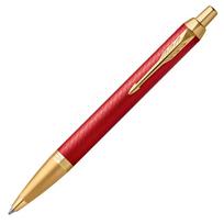 PARKER IM Premium Matte Red GT Ballpoint Medium Gift Officially Product Number 2172749 Pen, Nib, Oil-Based, Boxed, Imported, red