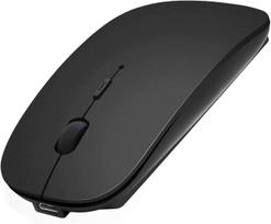 Belaidė tyliai veikianti „Bluetooth“ pelė, įkraunama per USB-C, skirta nešiojamam kompiuteriui, Mac, iPad