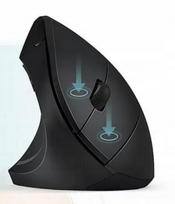Belaidė ergonomiška vertikali pelė 2,4 MHz