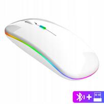 Belaidė USB Bluetooth pelė su pašvietimu