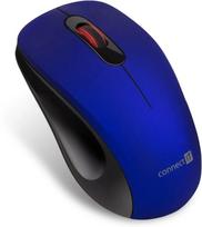 Belaidė optinė pelė Connect IT MUTE, mėlyna, tyli