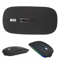 Belaidė tylioji pelė Bluetooth, juoda, 2.4G