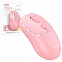 Belaidė optinė pelė JOKADE, tylus veikimas, rožinė, Bluetooth 2.4G