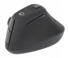 Belaidė vertikali optinė pelė, 2.4GHz RF, 1600 dpi, USB