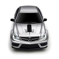 Pelė automobiliukas Mercedes C63 AMG, sidabrinė, Autodrive