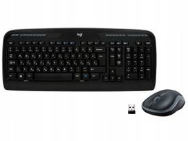 Belaidė klaviatūros ir pelės rinkinys Logitech MK330 QWERTY