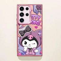 Cover Case for Samsung Galaxy S23 S25Plus S20 S25 S21 S22 Ultra Note 20 Ultra S24 FE S20 FE S24Ultra Sanrio Kuromi Galaxy S20+ gray