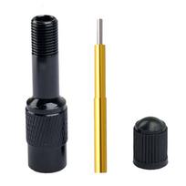 Bicycle Valve Extension Adapter for Inner Tube Air Fork Shock Absorber black black