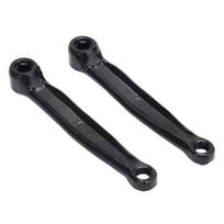 Yousheng 2Pcs Bicycle Pedal Crank Arm Replacement 165MM Heavy Duty Aluminum Alloy Universal Electric Folding Hybrid Mountain Road Exercise Bike Crank 165mm black