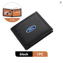 EFOS1 Fordui Anglies Pluošto Piniginė Odinė Verslo Monetų Kortelių Laikiklis Piniginė mk2 mk3 Ranger Mondeo mk4 S-MAX Kuga Mustang Fusion black