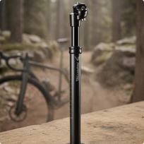 Adjustable Seatpost 350 Mm ShockAbsorbing Mountain Bike Seat Post Black 27.2350mm Black 31.6-350mm brown