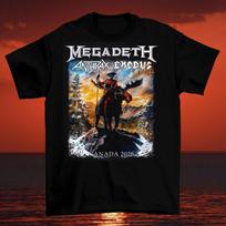 Megadeth Exodus Canada Tour 2026 T Shirt All Size S-5XL BB913 XXL red