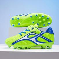 Kids Unisex Soccer Shoes Boys Grils Football Boots Non-Slip Training Indoor Outdoor Athletic Shoes Breathable Ultralight Sports 28 green