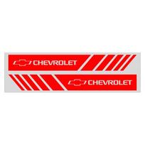 2 vnt. Automobilio PVC Juostelės Lenktynių Juostelės Galinio Vaizdo Veidrodėlio Lipdukai Chevrolet Captiva Colorado Cruze Spark Malibu Automobilio Aksesuarai raudona