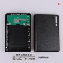4*18650 Baterijos Laikiklis 5V Dvigubas USB Power Bank Baterijos Dėžutė Be Litavimo Mobilus Maitinimo Rinkinys „Pasidaryk Pats“ Korpusas Įkrovimo Saugojimo Dėklas juoda