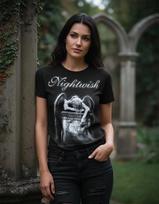Camiseta De Manga Corta Nightwish Once Band Para Hombre Y Mu Unisex shirt Cotton Oversize Large Size XXXXL white