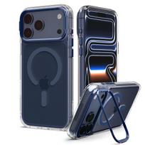 Spigen Ultra Hybrid Optik S MagSafe, skaidrus tamsiai mėlynas – iPhone 18 Pro/17 Pro